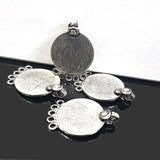 10 Pcs Vintage Coin Charms Pendant for Tribal Jewellery Making Beads Necklace