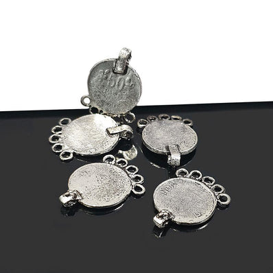 10 Pcs Vintage Coin Charms Pendant for Tribal Jewellery Making Beads Necklace