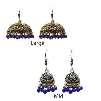 Combo Pack Of 2 Pairs Of Earrings, Gold, Silver Hot and Bold TrendsTops Earring for Girls & Women
