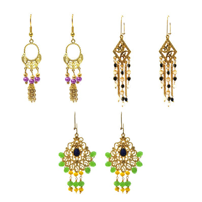 3 Set Earrings Combo Pack Hot Limited Offer