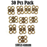 30 Pcs Pack Channel Bead Link Connectors Charms