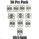 30 Pcs Pack Channel Bead Link Connectors Charms