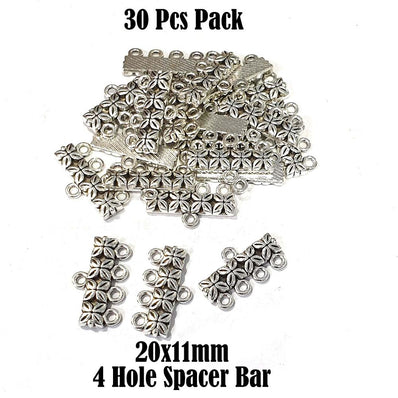 30 Pcs Pack Spacer Bar Beads For Jewelry Making