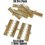 30 Pcs Pack Spacer Bar Beads For Jewelry Making