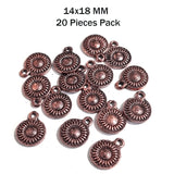 'COPPER COLLECTION' 20 Pieces Pack' 14x18 mm Charms