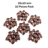 'COPPER COLLECTION' 10 PIECES PACK' 25x19 MM CHARMS