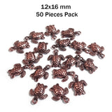 'COPPER COLLECTION' 50 PIECES PACK' 12x16 MM CHARMS