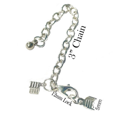 10 Pcs Pack Extension Chain findings for jewelry making