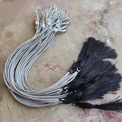 2 PIECES PACK' FANCY NECKLACE BACK ROPE DORI