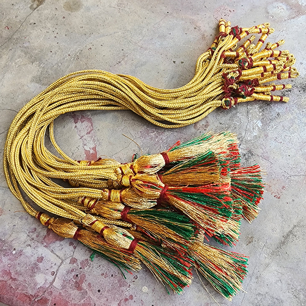 FANCY NECKLACE BACK ROPE DORI SOLD BY PER PIECE PACK