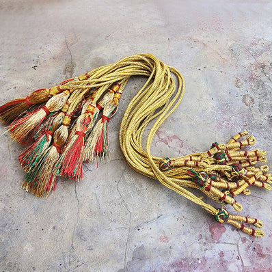 FANCY NECKLACE BACK ROPE DORI SOLD BY PER PIECE PACK