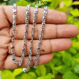 Fancy Jewelry Chain Best quality long lasting Rhodium plated