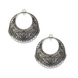 3 Pairs Lot Silver Oxidized best quality of earring making raw materials  in size about 40x45mm