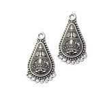5 Pairs Lot Silver Oxidized best quality of earring making raw materials  in size about 16x30mm