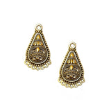 5 Pairs Lot Gold Oxidized best quality of earring making raw materials  in size about 16x30mm