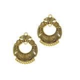 3 Pairs Lot Gold Oxidized best quality of earring making raw materials  in size about 28x36mm
