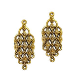 5 Pairs Lot Gold Oxidized best quality of earring making raw materials  in size about 18x45mm