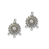 10 Pairs Lot Silver Oxidized best quality of earring making raw materials  in size about 17x27mm