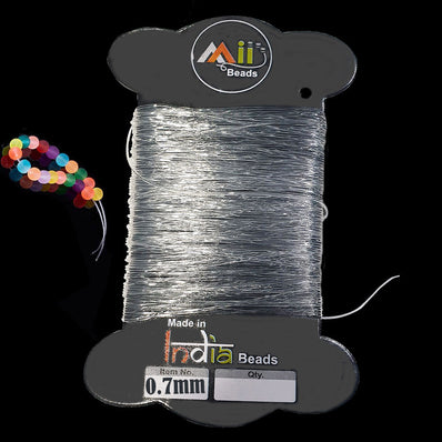 50 METERS PACK' 0.7 MM SIZE ELASTIC CORD FOR BRACELETS MAKING