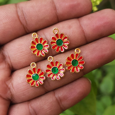 2 PCS PACK' 15 MM' NEW TREND RESIN SMALL CHARMS JEWELLERY MAKING FINDINGS PENDANTS