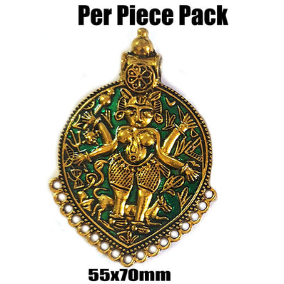 Per Piece Pack Enamelled Metal Pendants New Trend for Jewellery Making
