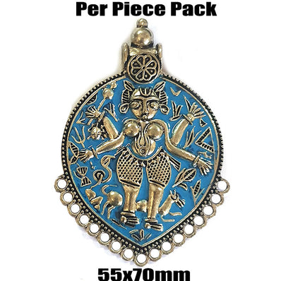 Per Piece Pack Enamelled Metal Pendants New Trend for Jewellery Making