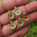 2 PCS PACK' 15 MM' NEW TREND RESIN SMALL CHARMS JEWELLERY MAKING FINDINGS PENDANTS