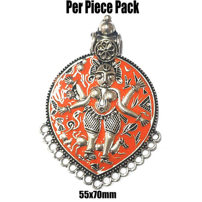 Per Piece Pack Enamelled Metal Pendants New Trend for Jewellery Making