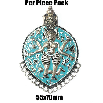 Per Piece Pack Enamelled Metal Pendants New Trend for Jewellery Making