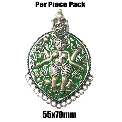 Per Piece Pack Enamelled Metal Pendants New Trend for Jewellery Making