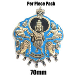 Per Piece Pack Enamelled Metal Pendants New Trend for Jewellery Making