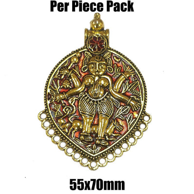 Per PCS PACK Maroon brown same as ENAMELLED METAL PENDANTS NEW TREND FOR JEWELLERY MAKING