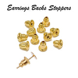 100pcs 5x6mm caps Earring Studs Backs Stopper Scrolls Ear Post Nuts Findings DIY Blocked Earrings Backs Stoppers Ear Accessories