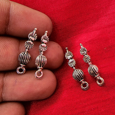 5 PAIR PACK' 25X6 MM SIZE OXIDISED EARRING MAKING STUD JEWELLERY MAKING FINDINGS