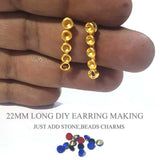 Approx 22mm long Stud New Trend Findings Sold Per 10 Pairs Pack