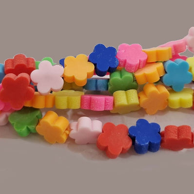 PER STRAND/LINE 9~10MM FIMO CANDIES DESIGNER RUBBER BEADS POLYMER CLAY BEADS FOR CRAFT AND JEWELRY MAKING, APPROX 40~43 BEADS IN A LINE, ONE LINE HAS ABOUT 16 INCHES LONG