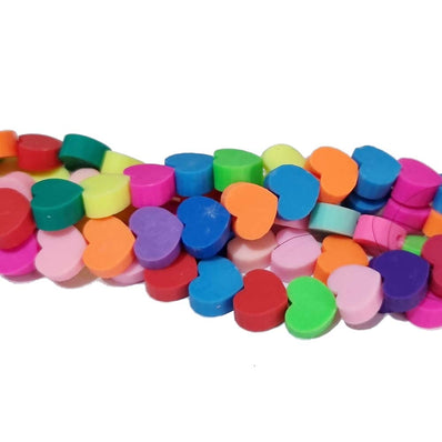 PER STRAND/LINE 9~10MM FIMO CANDIES DESIGNER RUBBER BEADS POLYMER CLAY BEADS FOR CRAFT AND JEWELRY MAKING, APPROX 40~43 BEADS IN A LINE, ONE LINE HAS ABOUT 16 INCHES LONG