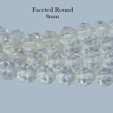 Per Line 16 inches long, Fire Polished Crystal Glass beads for Jewelry Making in size about 12mm