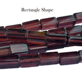 Per Line 16 inches long, Fire Polished Crystal Glass beads for Jewelry Making in size about 7x13mm