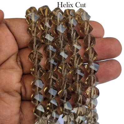 Per Line 16 inches long, Fire Polished Crystal Glass beads for Jewelry Making in size about 9mm