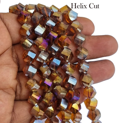 Per Line 16 inches long, Fire Polished Crystal Glass beads for Jewelry Making in size about 9mm