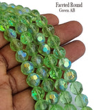 Per Line 16 inches long, Fire Polished Crystal Glass beads for Jewelry Making in size about 10mm