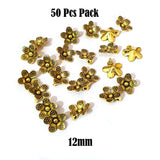 50 Pcs Pack, Small Metal Oxidized Charm Pendant For Jewellery Making