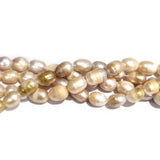 Natural Freshwater Pearl for jewelry making uneven irregular shape 6~9mm Approximately 42 Beads in a string