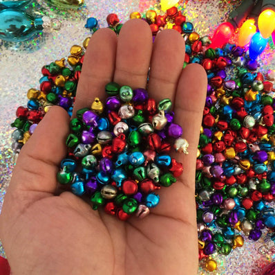 6-7 mm Size Metal Bells Multi, in earring and Jewellery Sold by 200 Pcs Pack.