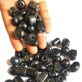 500 Gram Pack Black AB Large handmade Mix multi  Shape Glass Beads