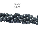 Glass Pearl Round Bead Strands High quality triple quoted , approx 88 Pcs, Strands line approx 32 Inches