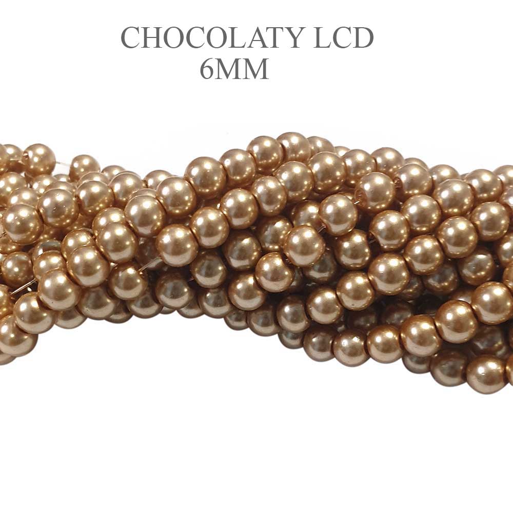 Glass Pearl Round Bead Strands High quality triple quoted , approx 143 Pcs, Strands line approx 32 Inches