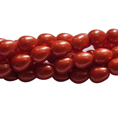 Loose Glass Pearl Beads Drop Shape, in size about7x9mm,  Sold Per 48 Beads, it will come about 16 inches while stringing