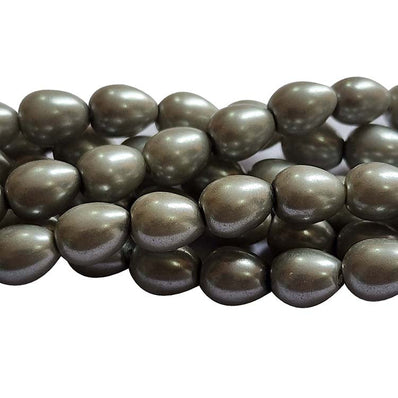 Loose Glass Pearl Beads Drop Shape, in size about7x9mm,  Sold Per 48 Beads, it will come about 16 inches while stringing